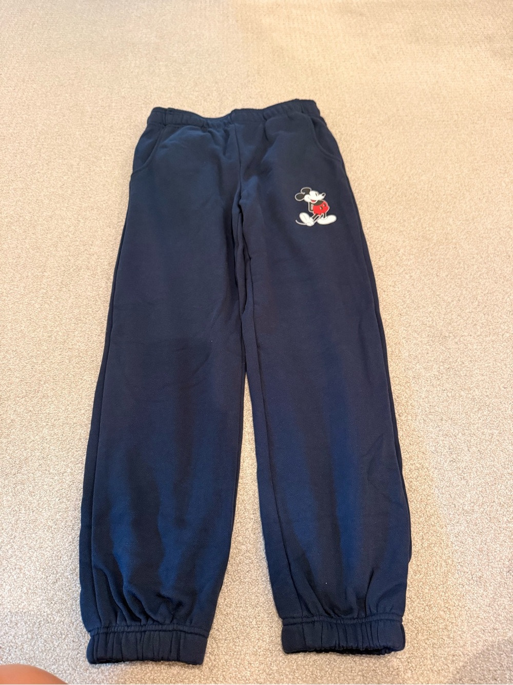 Walt Disney World Navy Mickey Mouse Jogger Sweatpant Size L